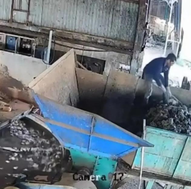 Tragic Incident: Factory Worker Loses Life After Being Pulled into Massive Industrial Shredder