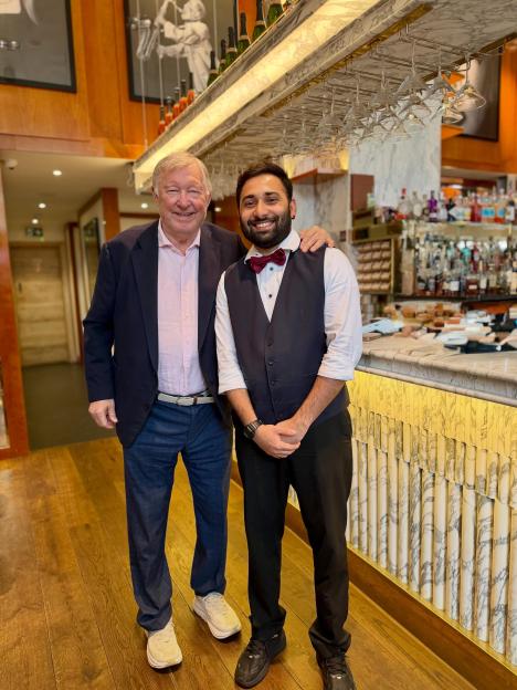 Sir Alex Ferguson, 84, Spotted Smiling at Restaurant for First Time Since Health Scare