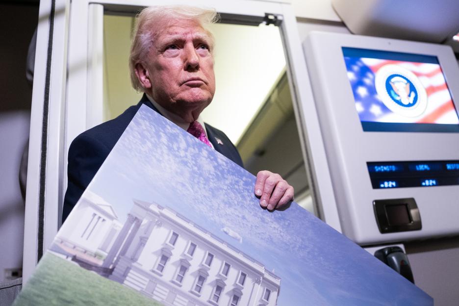 Trump Unveils Construction of Huge WW3 Bunker Beneath New Drone-Resistant White House Ballroom