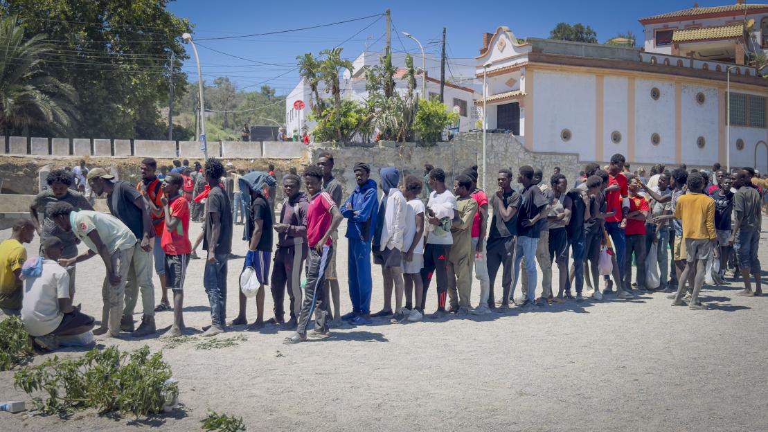 Migrant crisis in Cueta