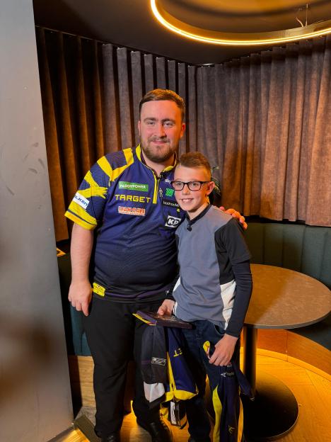 Kind-hearted Luke Littler invites adoring ten-year-old fan hit by meningitis to play darts with him in classy gesture