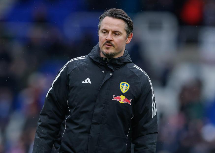 Birmingham, England, 15th February 2026. Eddie Riemer assistant coach of Leeds United ahead of the Birmingham City vs Leeds United FA Cup match at St Andrews, Birmingham. Picture credit should read: Cody Froggatt / Sportimage