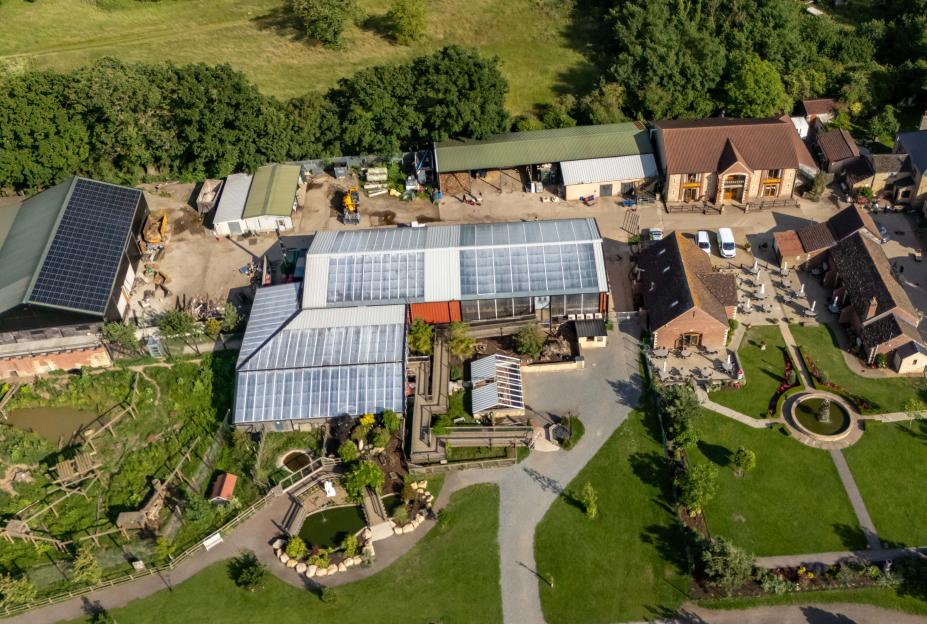 Police at Johnson’s of Old Hurst the crocodile farm in Cambridgeshire. / A three-year-old boy is in a critical condition after being mauled by a crocodile at a zoo - as a man is arrested on suspic...