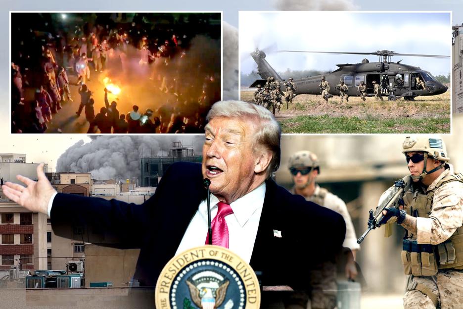 Trump Calls for Iraq-Style Military Strategy to Overthrow Iran’s Terror Regime with Massive Troop Deployment