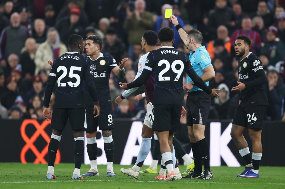 Enzo Fernandez Shocks Fans with Yellow Card for Complimenting Referee as Chelsea's Season of Chaos Escalates