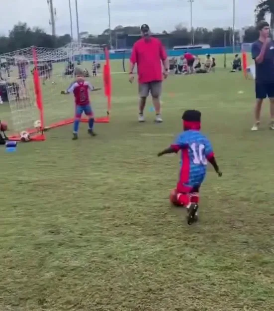 Toddler, 3, ‘REMOVED from football league’ as furious officials ‘call police’ on youngster for ‘dominating games’
