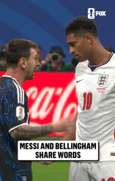 Cameras Capture Lionel Messi's Witty Comeback to Jude Bellingham in England vs Argentina World Cup Showdown
