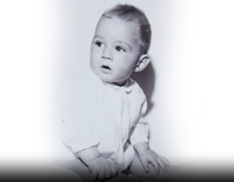 Andy Burnham as a baby.
