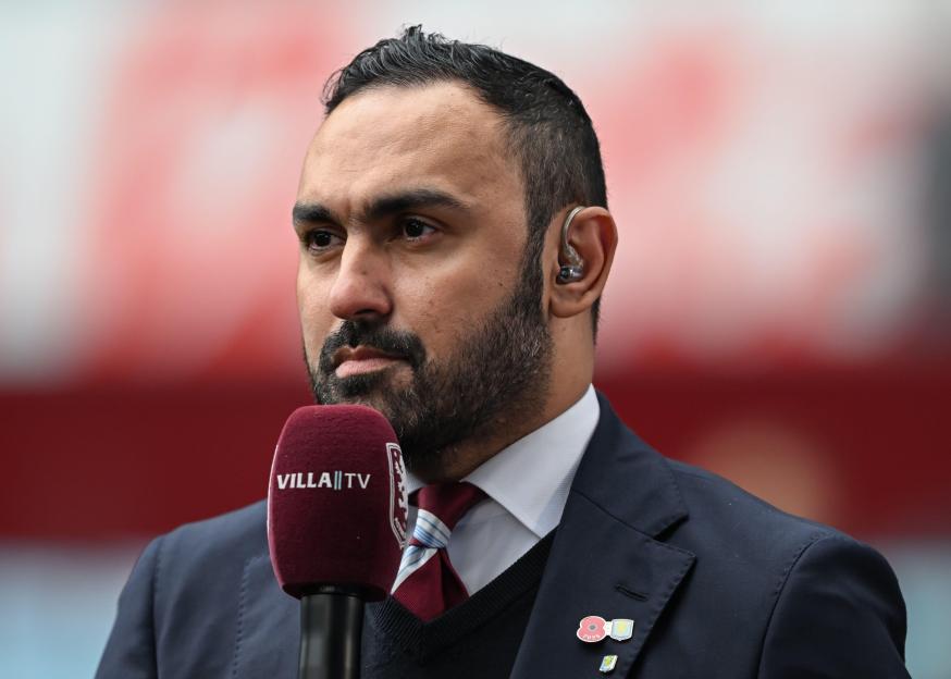 Birmingham, England, 9th November 2025. Former footballer Ahmed Elmohamady speaks with Villa TV ahead of the Aston Villa vs AFC Bournemouth Premier League match at Villa Park, Birmingham. Picture credit should read: Cody Froggatt / Sportimage