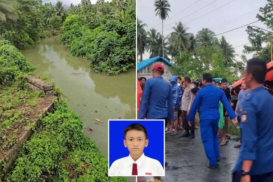 Tragedy Strikes: 14-Year-Old Boy Killed by Crocodile in River While Friends Look On in Shock