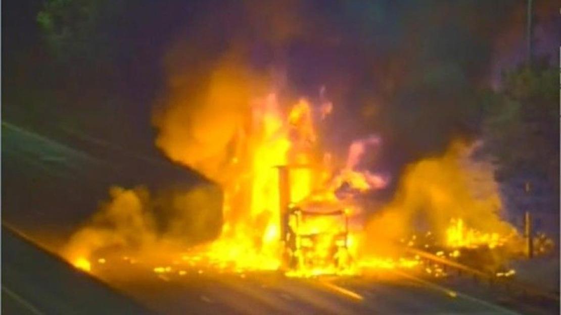 M25 Shut Down Due to Massive Lorry Fire: Rush-Hour Delays Expected as Crews Respond