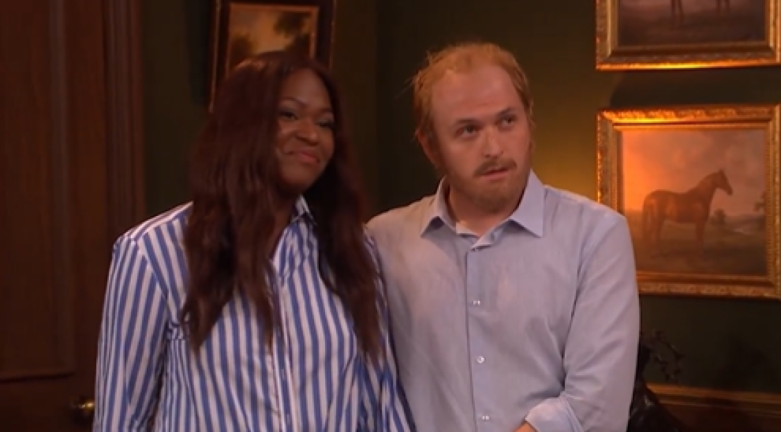 Harry and Meghan mercilessly mocked alongside Burnham on SNL in desperate UK return skit
