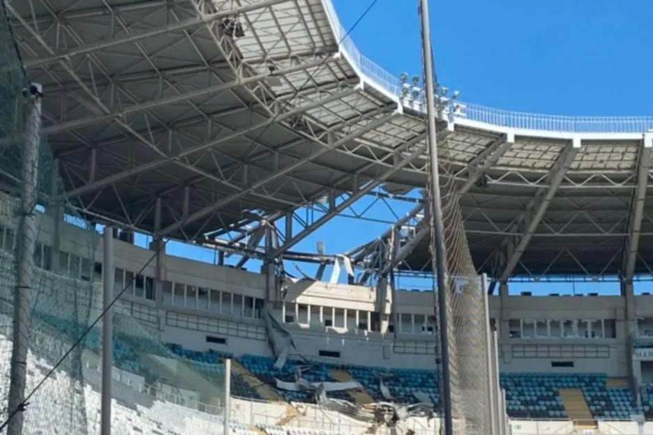 Putin's Missile Strikes Major Ukrainian Stadium Before Big Match, Leaving Roof Damaged and Two Injured