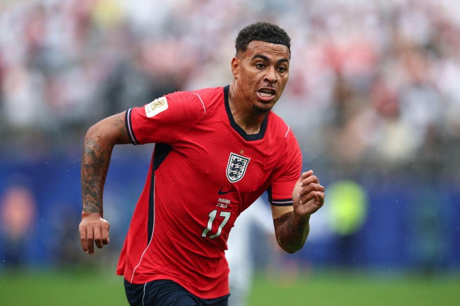 NEW JERSEY, USA - 27th June 2026: Morgan Rogers of England during the FIFA World Cup 2026 Group L match between Panama and England at New York New Jersey Stadium (Credit: Craig Mercer/ Alamy Live News)