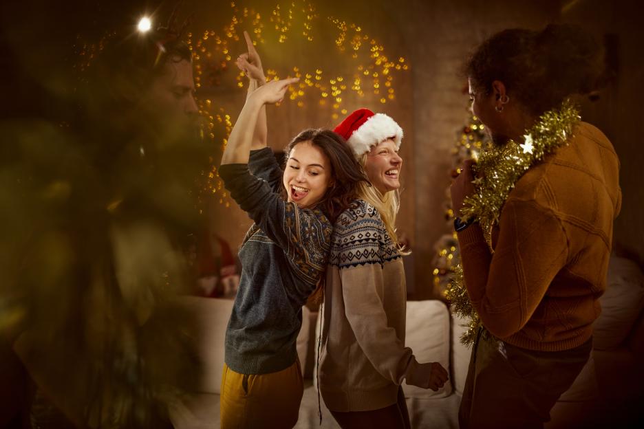 Dancing on Christmas party!