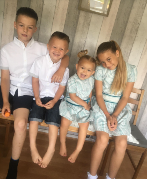Louisianna with her siblings Lexus, Timothy, and James.