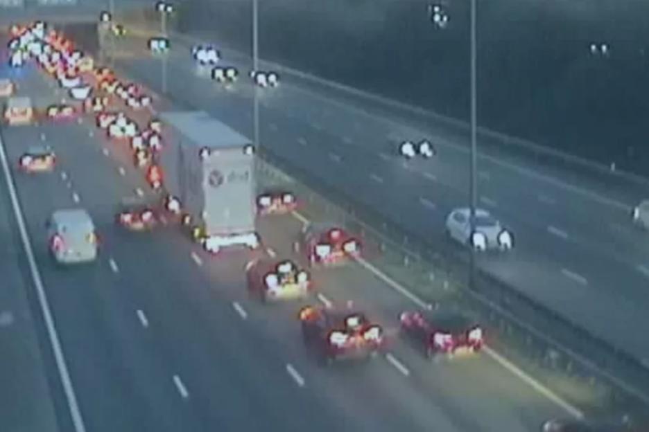 M61 Shut Down Following Terrifying Three-Vehicle Crash with Serious Injuries; Expect Hour-Long Delays