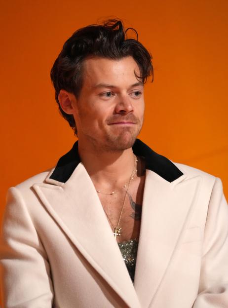 Harry Styles accepting Album Of The Year for "Harry's House" at the 65th GRAMMY Awards.