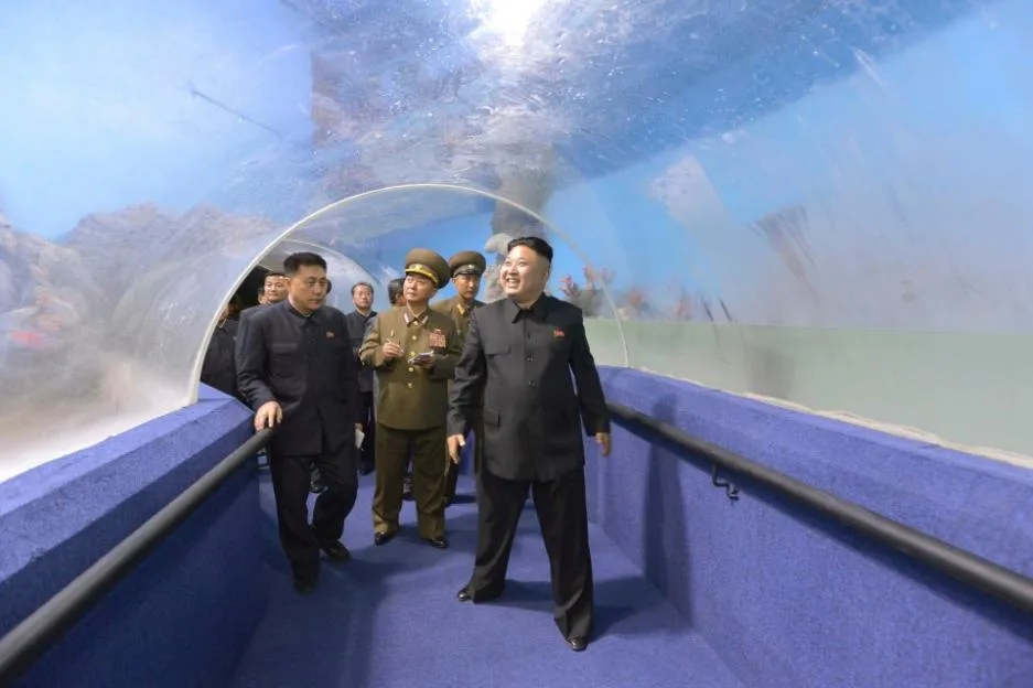 North Korean leader Kim Jong Un visits the Songdowon International Children's Camp