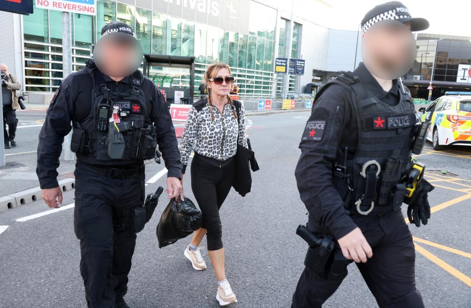 Moment fraudster who fled to Tenerife after stealing £296k is arrested off flight