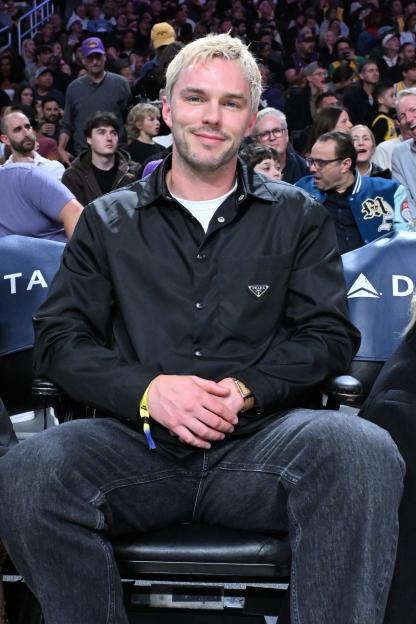 Celebrities At The Los Angeles Lakers Game
