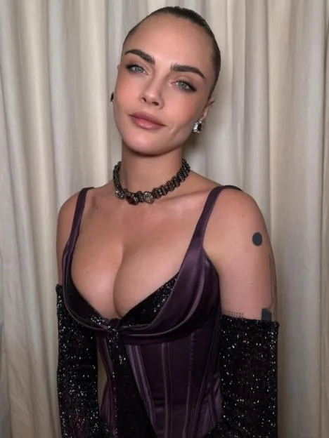 Cara Delevingne at a Tag Heuer party during the 2015 Formula One Grand Prix of Monaco.