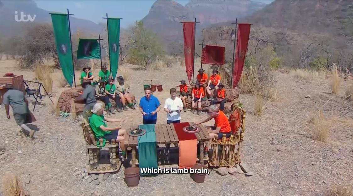 Craig Charles and other contestants on "I'm A Celebrity... Get Me Out Of Here!" in a Bushtucker Trial.