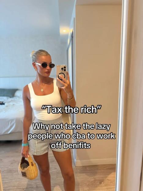 Influencer Sparks Controversy with Claim She's 'Tired of Supporting' Those Who 'Won't Work'