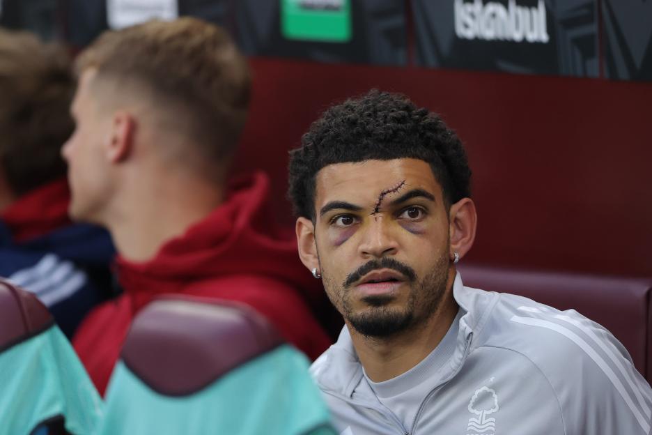 Fans Stunned by Morgan Gibbs-White's Disturbing Facial Scar While on the Bench—Forest Star Wears a Mask