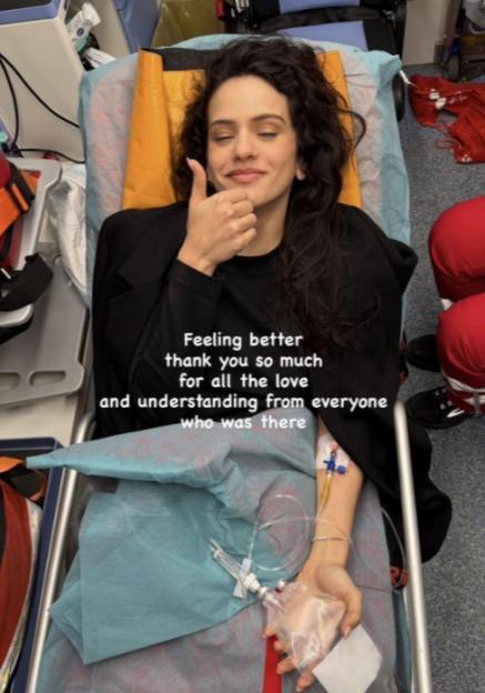 Brit Award-Winning Singer Shares Photo from Hospital Bed After Abruptly Stopping Live Performance