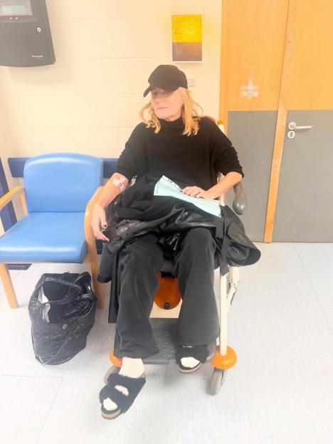 EastEnders Star Michelle Collins Raises Eyebrows as She’s Spotted on Crutches After Emergency A&E Visit Due to Fall