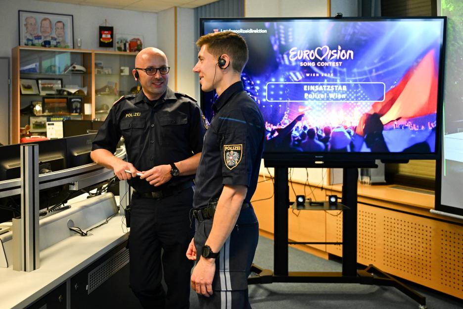 A Eurovision police unit explains their security concept
