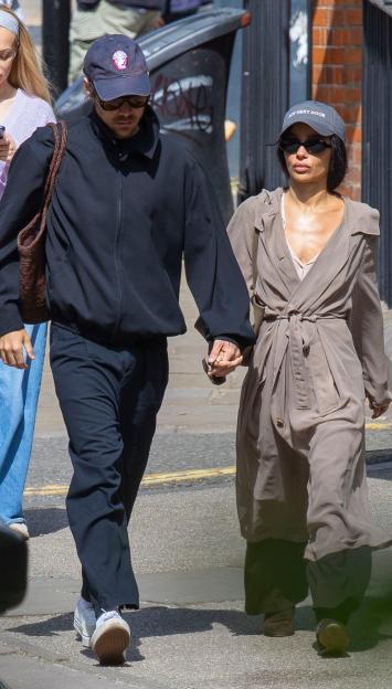 Harry Styles and Zoe Kravitz Share Romantic London Outings But Sleep in Separate Beds During UK Visit