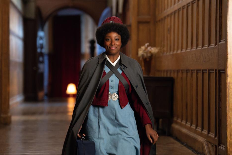 Joyce Highland (Renee Bailey) from Call the Midwife.