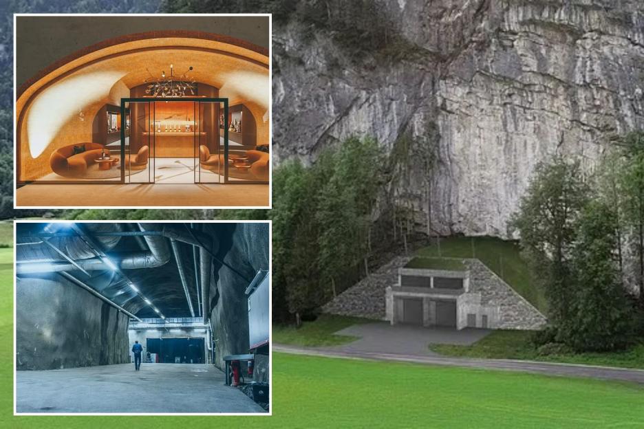 Explore the Massive Doomsday Bunkers Beneath Swiss Mountains: Billionaires' Secret Vaults for Ferraris, Gold, and Fine Wine!