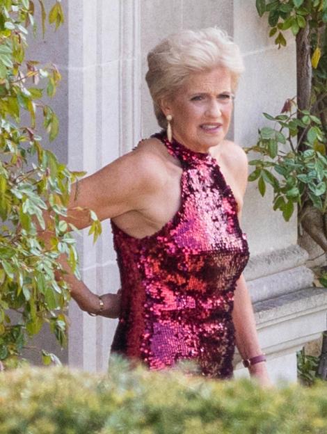 Hilary Whitehall arriving at Euridge Manor.