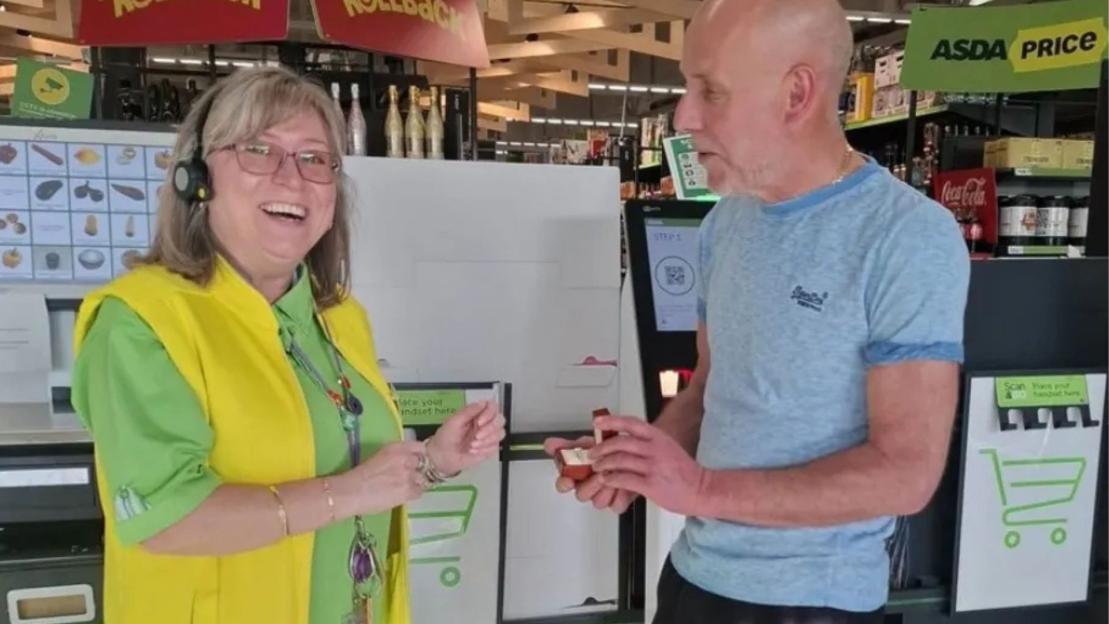 Emotional Surprise: Scots Asda Employee Gets Proposed to During Shift!