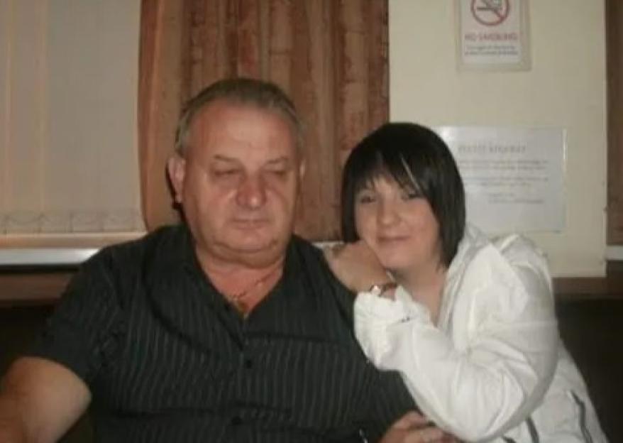 Christina O'Connor with her late father.