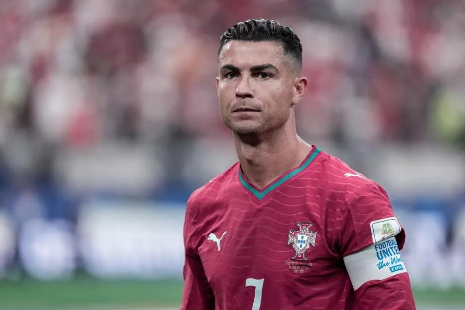 Dallas, United States. 02nd Oct, 2026. ARCHIVE: DALLAS, UNITED STATES - JULY 06: Cristiano Ronaldo of Portugal looks on ahead of the FIFA World Cup 2026 Round of 16 match at Dallas Stadium on July 6, 2026 in Dallas, United States. (Photo by Alexandra