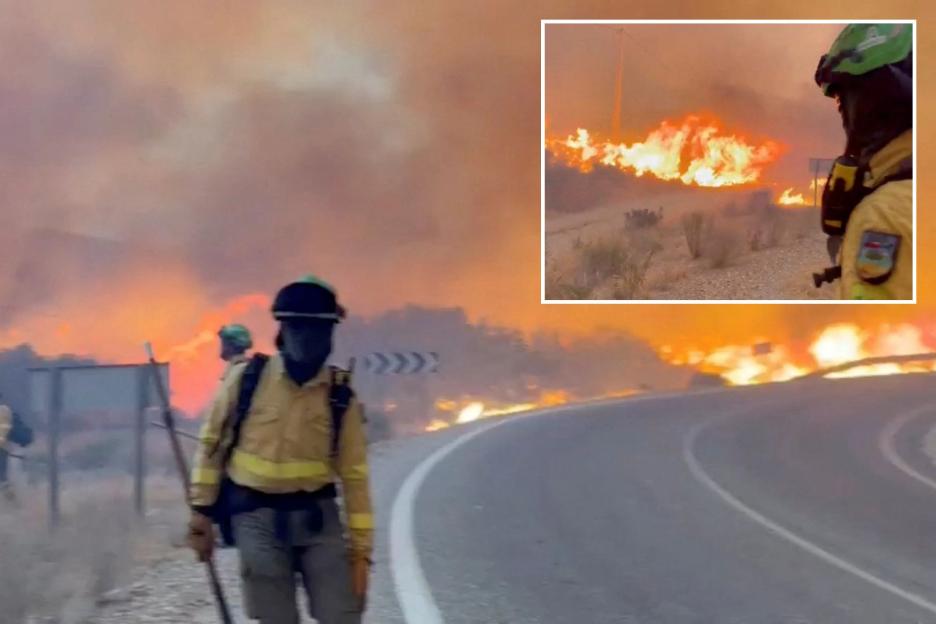 'Tragedy Strikes Spain: At Least 12 Dead as Wildfires Devastate the Region, Bodies Discovered in Charred Vehicles'