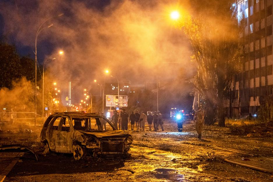 Putin Launches Devastating Missile Strike on Kyiv, Claiming Nine Lives and Wounding 30, While Schools and Embassies Face Destruction