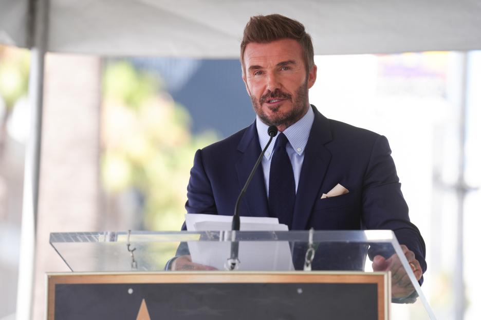 David Beckham Walk of Fame
