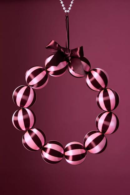 Stripe Wreath