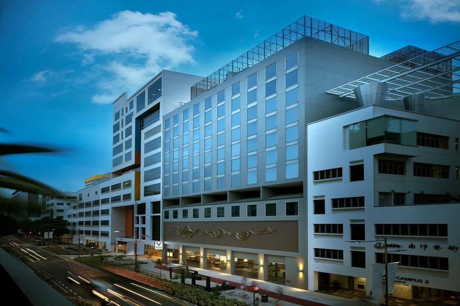 Exterior view of V Hotel Bencoolen in Singapore.