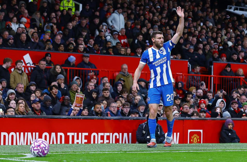 Manchester United v Brighton and Hove Albion, Premier League, Football, Old Trafford, Manchester, UK - 25 Oct 2025