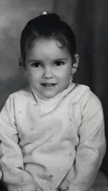 Ingrid Honkala as a young child.