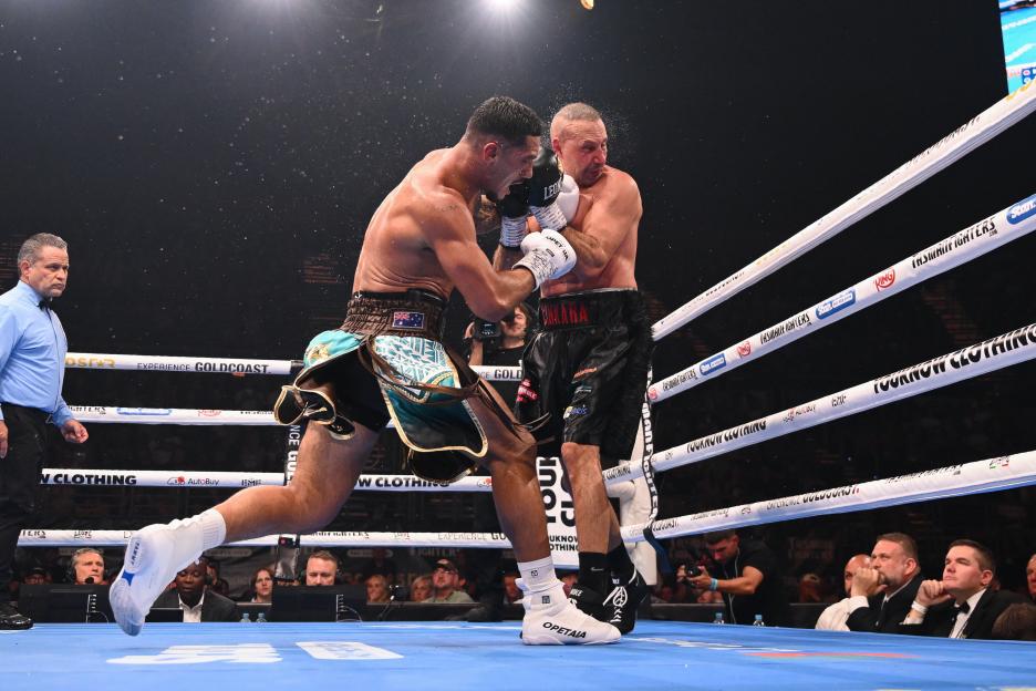 Boxing cruiserweight - Jai Opetaia vs Huseyin Cinkara