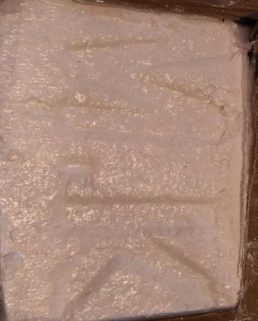 A large brick of cocaine or ketamine.