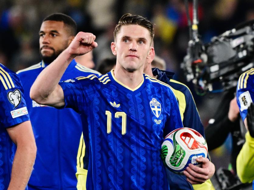 Vm-Playoff Ukraina - Sverige, Valencia, Spain - 26 Mar 2026