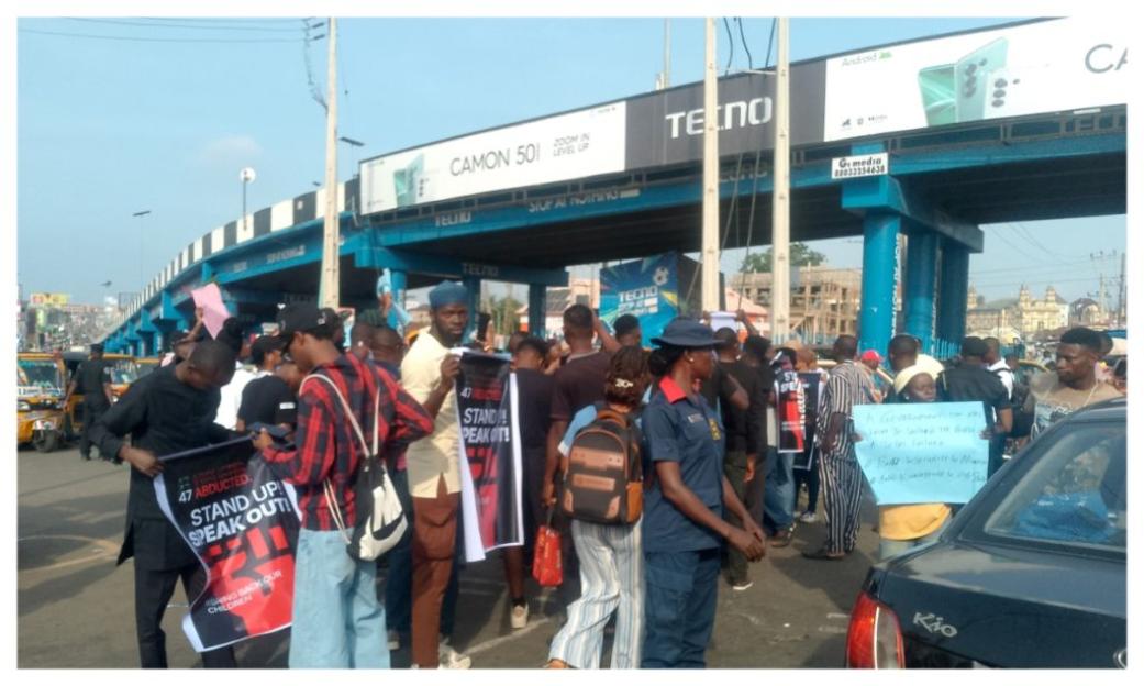 Ibadan Boosts Security as Protesters Call for the Rescue of Abducted Students and Teachers